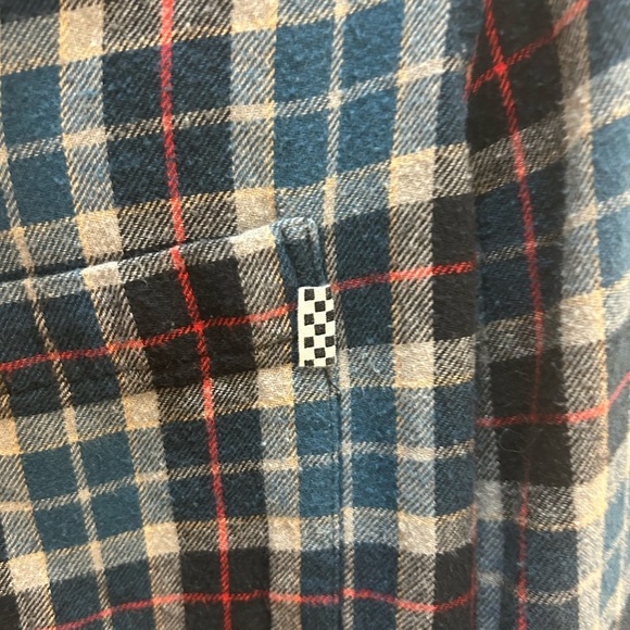 Vans Men's Blue Plaid Shirt size small - Picture 2 of 4